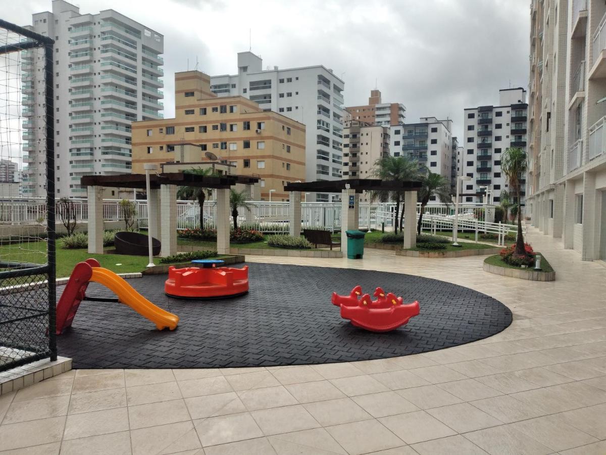 Lindo Apartamento Novo Praia Grande Ocian 50 Metros Da Praia Exterior photo